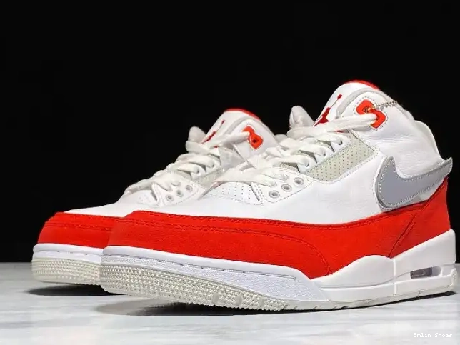 Bmlin CJ0939-100 White Air University Jordan Retro Tinker Red 3 0602